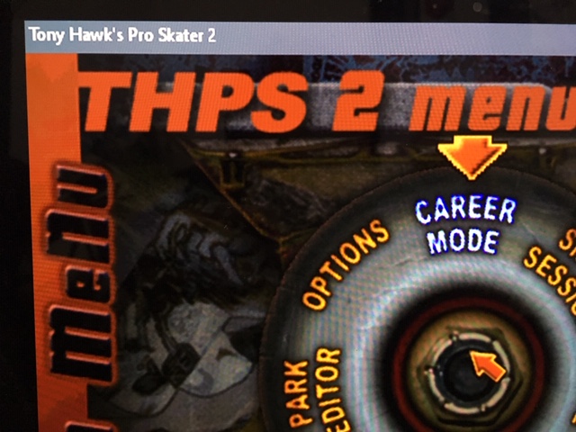 THPS 2 before pic, with title bar